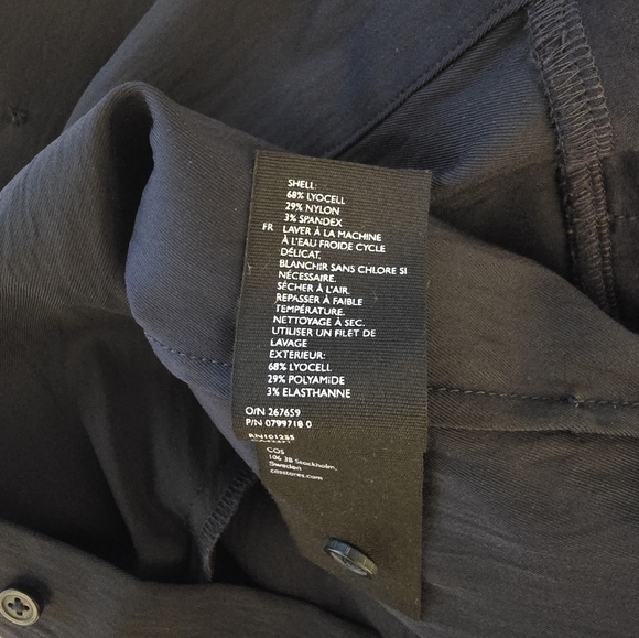 COS Size 6 Lyocell Blend Stretchy Boiler Jumpsuit - Picture 5 of 15